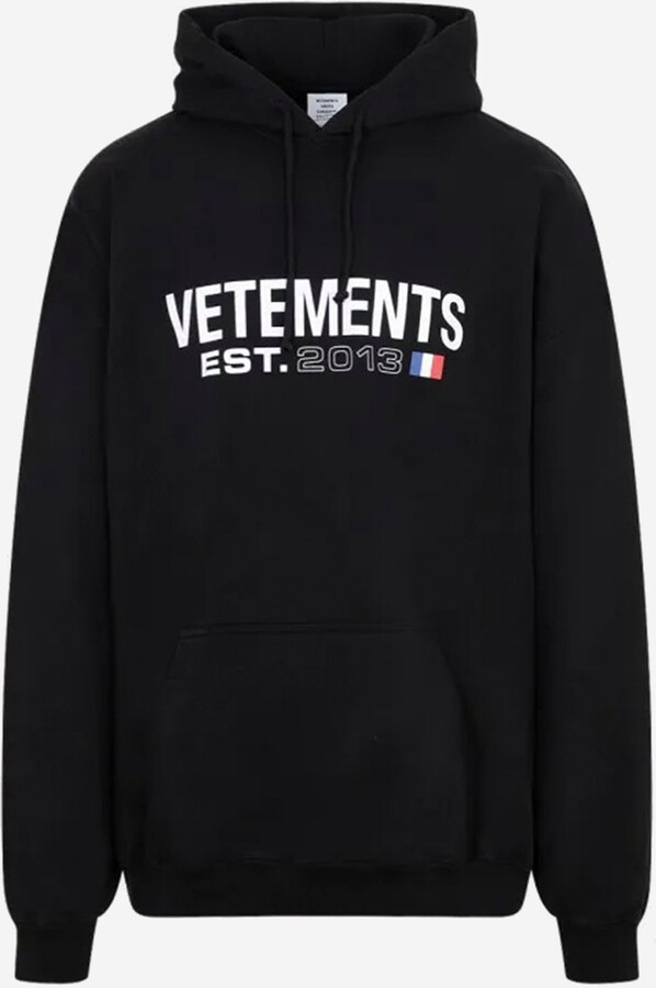 Vetements Women's Black Sweatshirts Hoodies ShopStyle