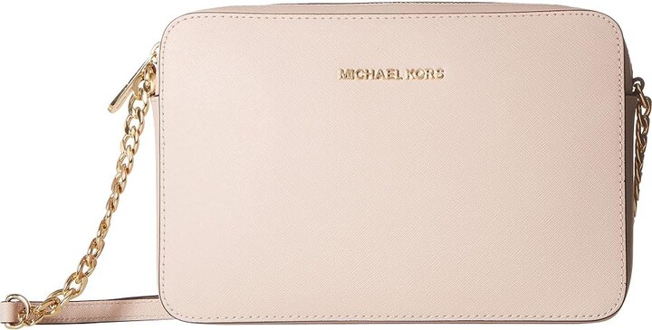 MICHAEL Michael Kors Jet Set Travel Large East/West Crossbody (Soft Pink) Cross  Body Handbags - ShopStyle Shoulder Bags