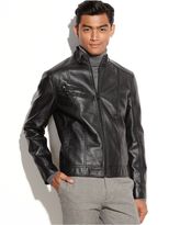 Thumbnail for your product : Kenneth Cole Pebbled Faux Leather Jacket