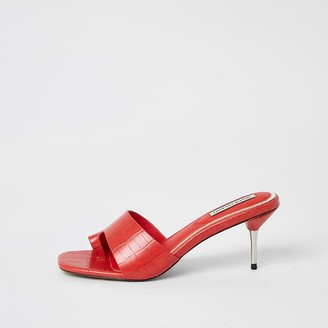 coral shoes heels