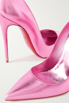 Thumbnail for your product : Christian Louboutin So Kate 120 Metallic Leather Pumps - Pink
