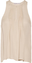 Thumbnail for your product : Chelsea Flower Camilla Pleated Silk Top