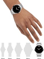 Thumbnail for your product : Movado Museum Classic Stainless Steel Mesh & Diamond Bracelet Watch