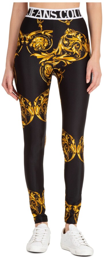 Versace jeans couture regalia baroque print leggings Clearance