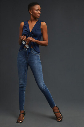 Pilcro Sustainable High-Rise Skinny Jeans Blue