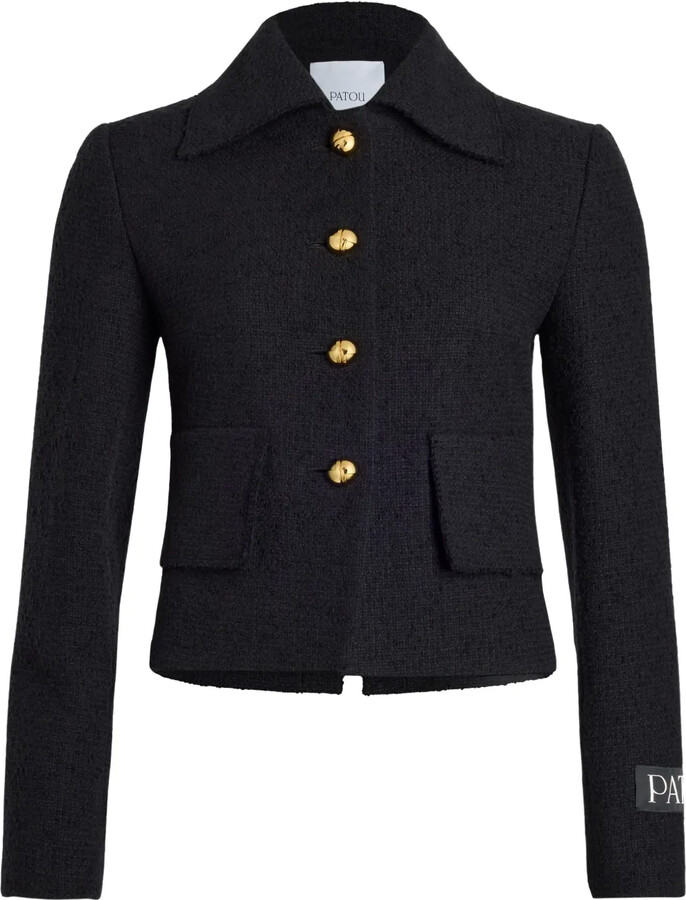 seyto/ハイネックショートジャケット seyto（セイト）の「High neck tweed short jacket / ハイネック