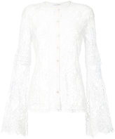 Thumbnail for your product : Oscar de la Renta lace embroidered top