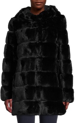BCBGMAXAZRIA Faux Fur Hooded Jacket - ShopStyle
