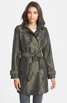 Thumbnail for your product : London Fog Iridescent Double Breasted Trench Coat (Online Only)