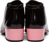 Thumbnail for your product : 3.1 Phillip Lim Black Leather & Peony Heel Newton Oxfords