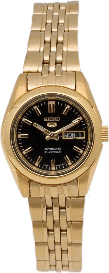 Women's 5 Black Dial Watch