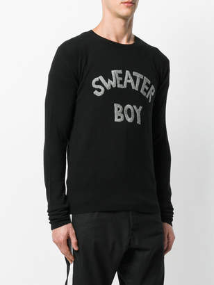 Unconditional Sweater Boy jumper
