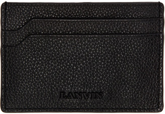 Lanvin Black Leather Card Holder