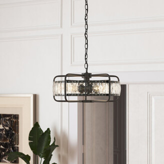 Willa Arlo Interiors Lathrop 17" 4 - Light Unique / Statement Candle Style Modern Chandelier With Crystal Accents