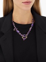 Thumbnail for your product : Daniela Villegas Saraka Amethyst, Sugulite & 18kt Gold Necklace - Purple