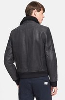 Thumbnail for your product : Rag and Bone 3856 rag & bone 'Mitch' Leather Jacket with Genuine Shearling Collar