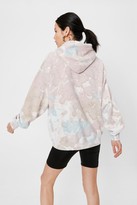 Thumbnail for your product : Nasty Gal Womens Superior Basketball Champs Tie Dye Graphic Hoodie - Purple - S