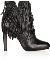 Thumbnail for your product : Jean-Michel Cazabat Jean Michel Cazabat Pepe fringed leather ankle boots