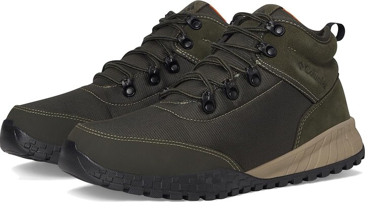 Columbia Fairbanks Mid Men's Climbing Shoes Kettle/Tangy Orange : 7.5 D - Medium, Suede/Textile