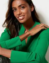 Thumbnail for your product : Marks and Spencer Notch Neck Long Sleeve Blouse