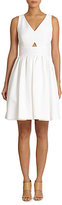 Thumbnail for your product : Paule Ka Triangle-Cutout Full-Skirt Dress