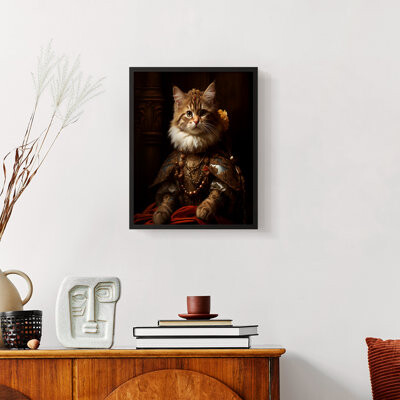 Trinx ANIMALS Series CLX -Premium Framed Print -Ready to Hang - No Nails Required