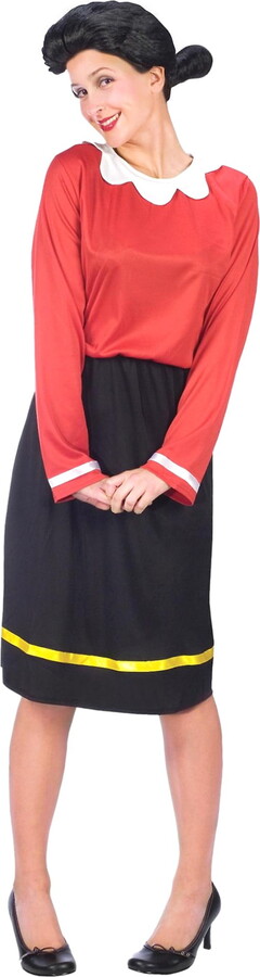 Fun World Womens Olive Oyl Dress Costume Popeye The Sailor Man Small (4-6)