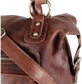 Thumbnail for your product : The Leather Store Hampton Leather Handbag Tote With Zip Pocket