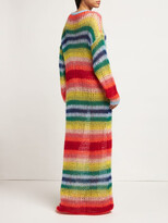 Thumbnail for your product : DSQUARED2 Rainbow knit mohair blend long dress