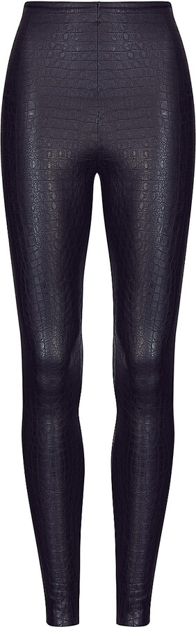 Commando Faux Leather Leggings SLG50 (Brown Croc) Women's Casual Pants -  ShopStyle