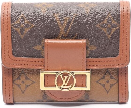 Louis Vuitton LV Women Dauphine Compact Wallet Monogram Canvas