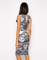 Thumbnail for your product : Lipsy Lace Print Body-Conscious Dress in Scuba