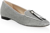 Thumbnail for your product : Stuart Weitzman Slipknot Tassel Metallic Leather Loafers