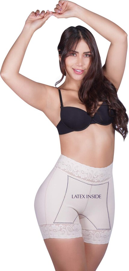 Fajas Colombiana Metà Coscia Corto Medio Compressione Scolpire Shorts Sollevamen - Foto 2