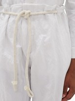 Thumbnail for your product : Toogood The Stonemason Cropped Cotton Trousers - Ivory