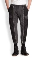 Thumbnail for your product : DSquared 1090 DSQUARED Mixed-Media Cargo Pants