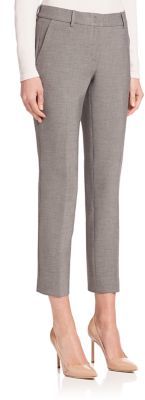 Peserico Cotton Blend Cropped Trousers