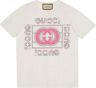 Gucci Logo Print T-shirt | Shop The Largest Collection | ShopStyle