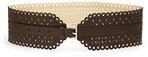 Thumbnail for your product : Kate Spade Perforated Leather Corset Belt