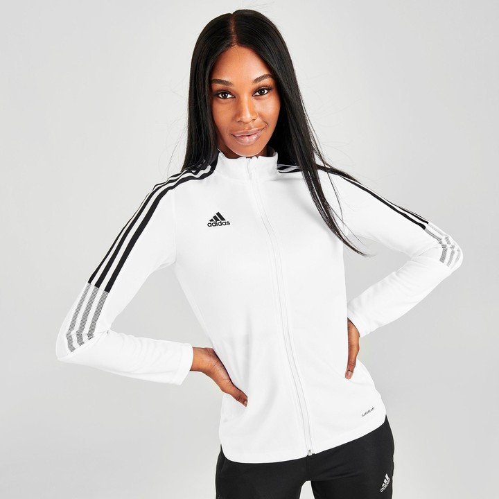 adidas jacket white