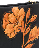 Thumbnail for your product : Paule Ka floral embroidered clutch