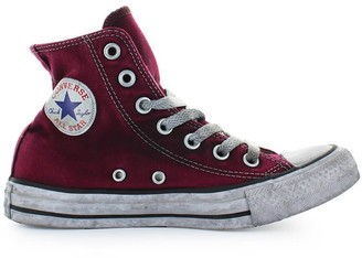 womens converse maroon