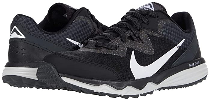 Nike Juniper Trail Black White Dark Smoke Grey Grey Fog Men S Running Shoes Shopstyle