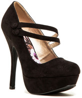 Thumbnail for your product : Qupid Onyx Platform Stiletto Pump
