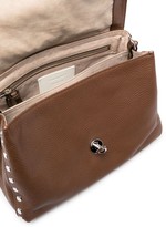 Thumbnail for your product : Zanellato Pebbled Leather Studded Satchel Bag