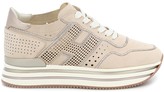 Thumbnail for your product : Hogan H483 leather platform sneakers