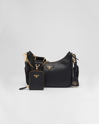 [PRE LOVED] Prada Re-edition mini bag in Gold Saffiano Leather