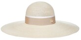 Thumbnail for your product : Maison Michel Blanche Logo Plaque Hat