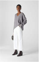 Thumbnail for your product : Whistles V Neck Rib Wool Sweater