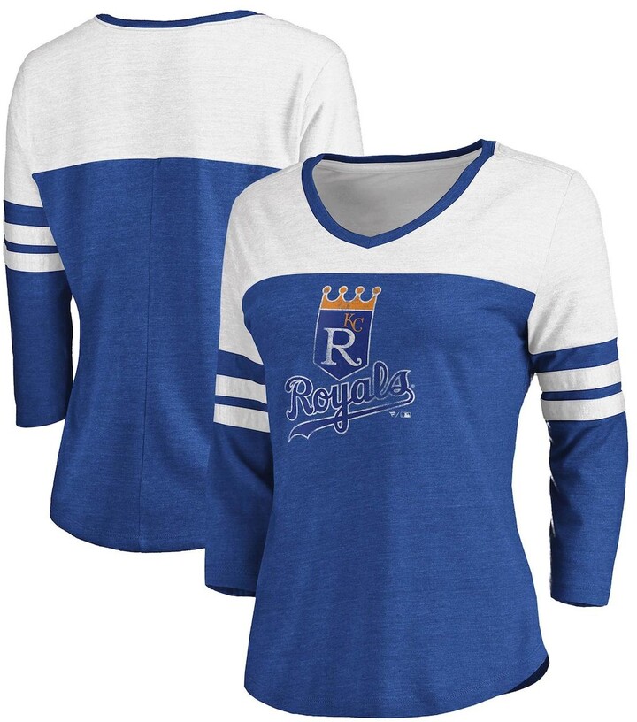 Nike Men's Heathered Charcoal, Royal Los Angeles Rams Tri-Blend Raglan  Athletic Long Sleeve Fashion T-shirt - ShopStyle
